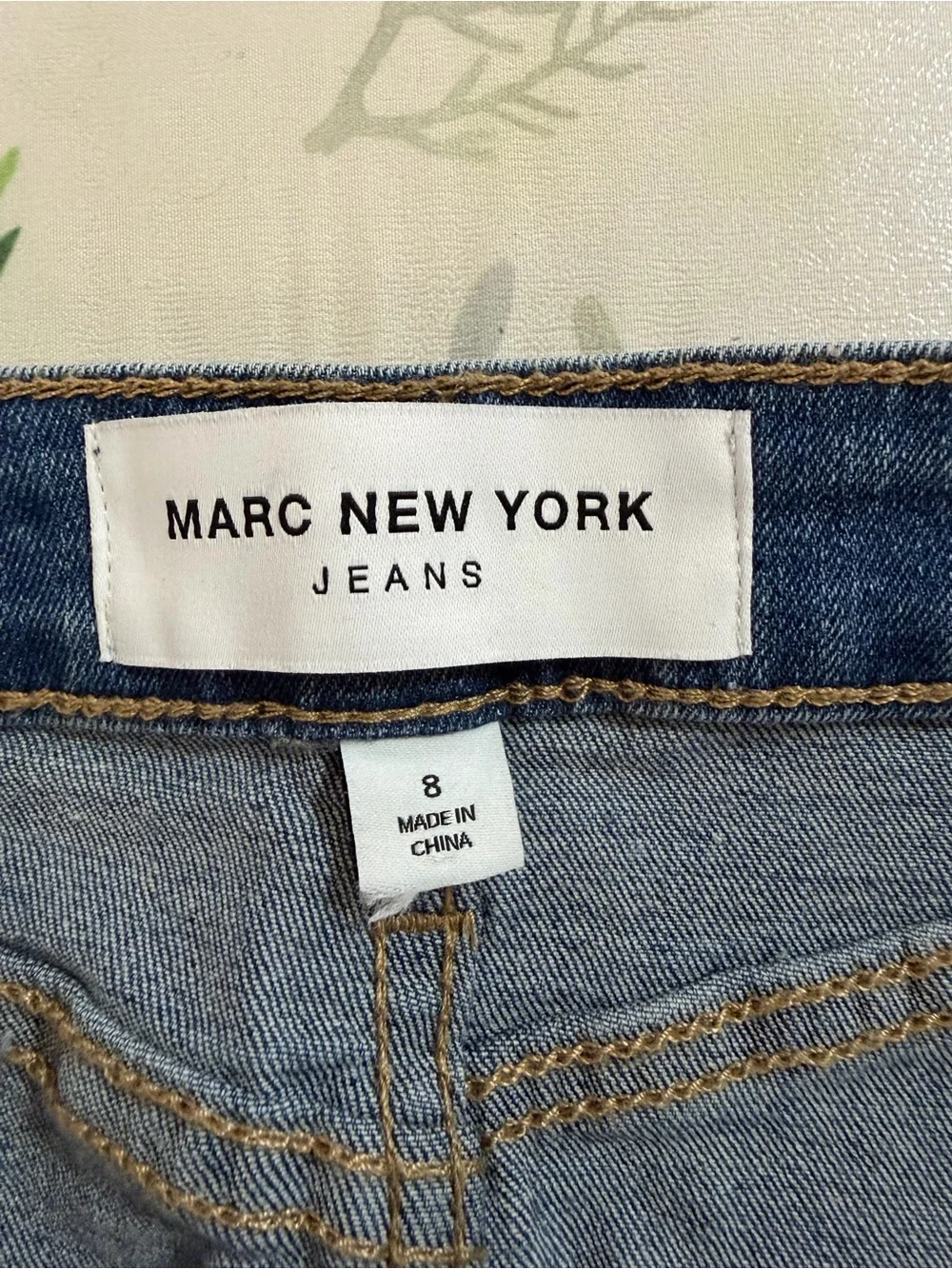 Marc New York  Blue Denim Mini Skirt Jeans - Casual Distressed Style (274)